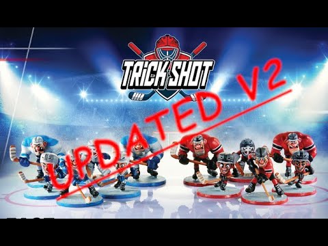 Trick Shot The Ice Hockey Board game How to Play V2 Updated