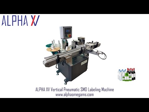 ALPHA XV Vertical Pneumatic SMD Labeling Machine (Label on Label with Inkjet Printer)