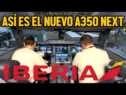 AIRBUS 350 Next, touring the new IBERIA plane flying Premium Economy from MAD to EZE