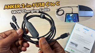 Top 5 Reasons ANKER's 2 in 1 USB C Cable is a GAME CHANGER