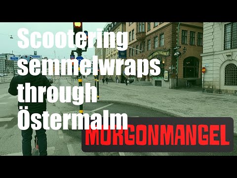 Hauling Semmelwraps Through Stockholm!🌯🥯 [vehicle: scooter🛵]