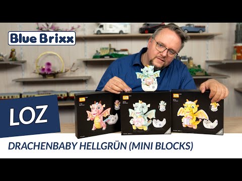 Drachenbaby hellgrün (mini blocks)