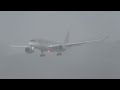HEAVY RAIN At ZURICH AIRPORT Qatar Airways A350 941 A7 ALL Landing At Zurich Airport