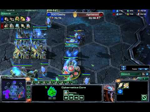 ROOTDestiny(Z) vs dignitasNaniwa(P)- Shakuras Plateau-EG Masters Cup- Game3
