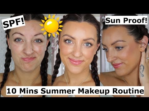 Quick and Easy Summer Makeup for Hot Weather