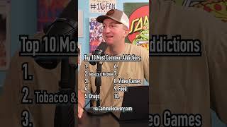 TOP 10 Most COMMON ADDICTIONS In Modern Society! #shorts #addictionrecovery #videogames #top10