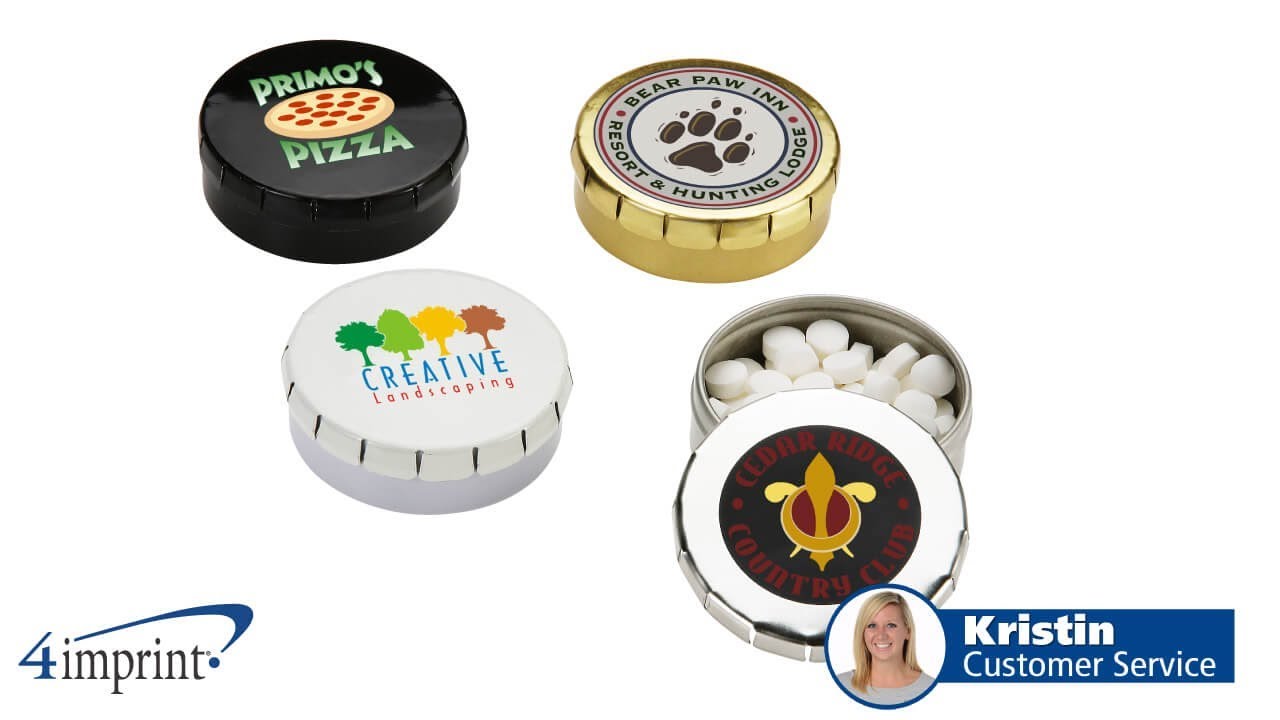 Watch video Breath Mint Tin with Sugar Free Mints - Promotional Products Now Breath Mint Tin with Sugar Free Mints - Promotional Products