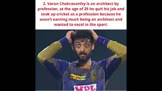 Unknown Facts About Varun Chakravarthy ವರುಣ್ ಚಕ್ರವರ್ತಿ #shorts
