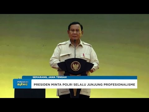 PESAN PRESIDEN PRABOWO DALAM APEL KASATWIL