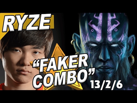 [LoL Highight Streamer] SKT T1 Faker - Ryze vs Cassiopeia Mid - Ranked KR S7 - 05/02/0217