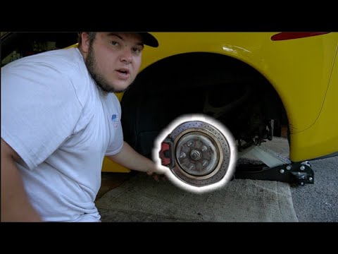 How to replace rear brakes and rotors on c6 corvette! TUTORIAL