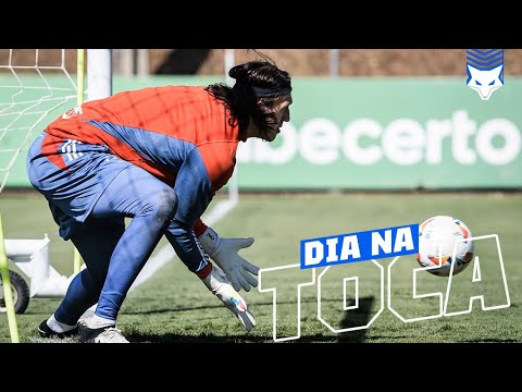 ⚽ DIA NA TOCA | Primeiro treino do goleiro Cássio com o time!