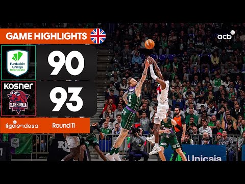 Unicaja - Kosner Baksonia (90-93) GAME HIGHLIGHTS | Liga Endesa 2025-26