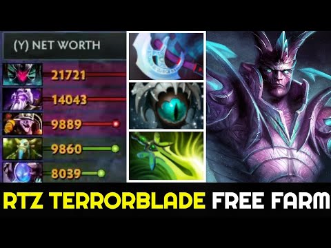 ARTEEZY Terrorblade - When Pro Player Free Farm Jungle 850 GPM 7.25 Dota 2