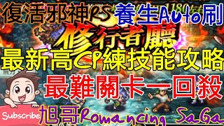 [實況] 復活邪神RS 高CP練技能攻略 最難一回殺