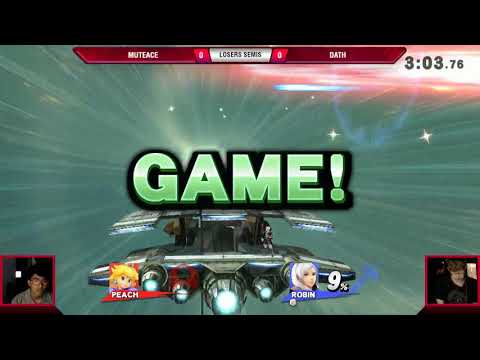VSGC Lock In - Losers Semis - MuteAce (Peach) vs Dath (Robin) - Smash 4