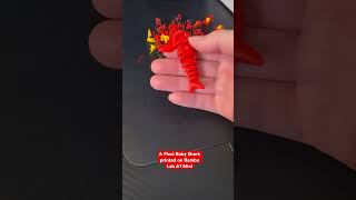 3D Printed Flexi Baby Shark on Bambu Lab A1 Mini #3dprinting