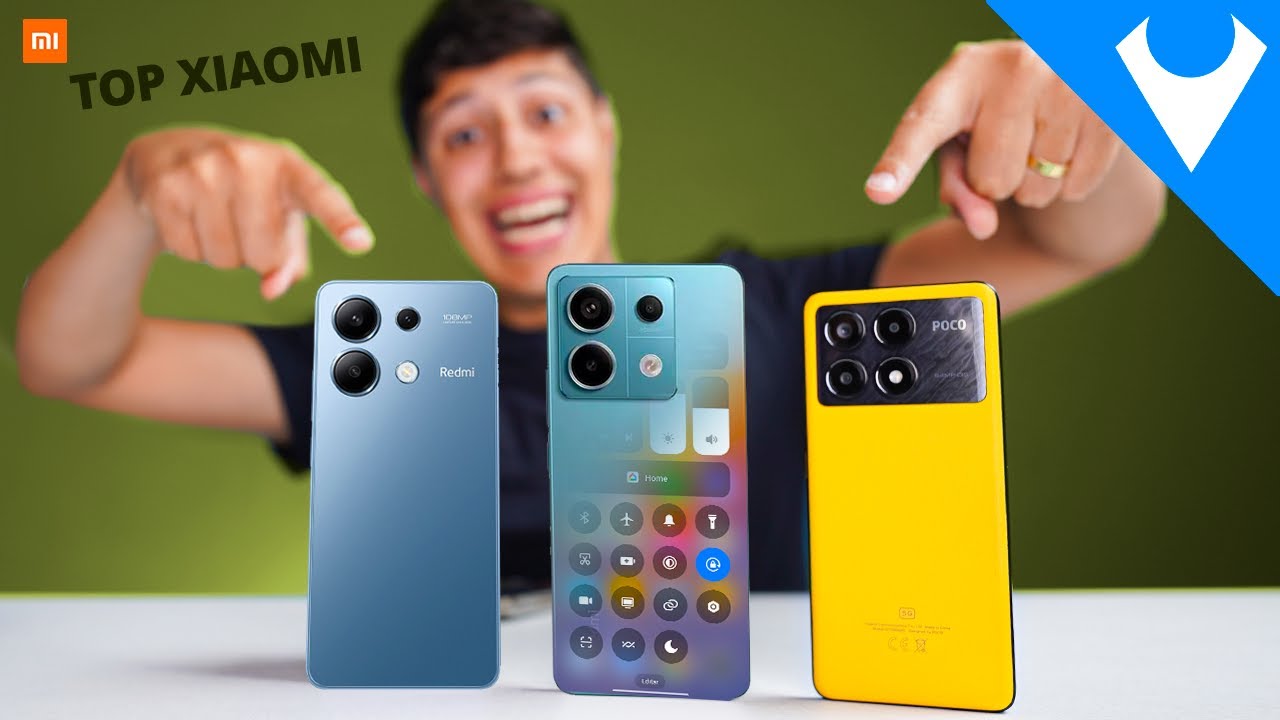 SEM DÚVIDA! 3 Melhores XIAOMI para COMPRAR de R$1.000 a R$2.200 em 2024!