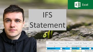 Download the video "How to use IFS Statement in excel (Excel 2019)."