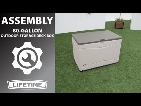 Lifetime Outdoor Storage Deck Box (80 Gallon)