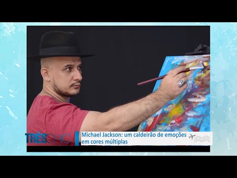 O artista visual Michael Jackson exibe um caldeirão de emoções em cores múltiplas 19 02 2022