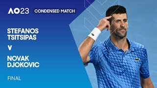 Stefanos Tsitsipas v Novak Djokovic Condensed Match Australian Open 2023 Final Mp4 3GP & Mp3