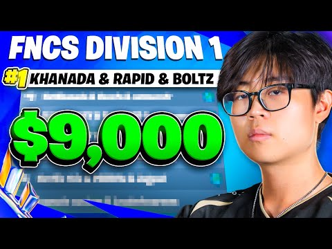 1ST PLACE FNCS Division 1 FINALS With Boltz & Rapid 🏆 ($9,000)