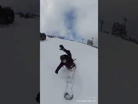 苗場でパウダー