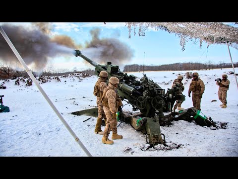 Firing M777 Howitzer in Challenging Extreme Arctic Cold Environment | US Marine Corps Video