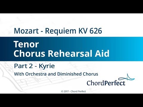Mozart's Requiem Part 2 - Kyrie - Tenor Chorus Rehearsal Aid