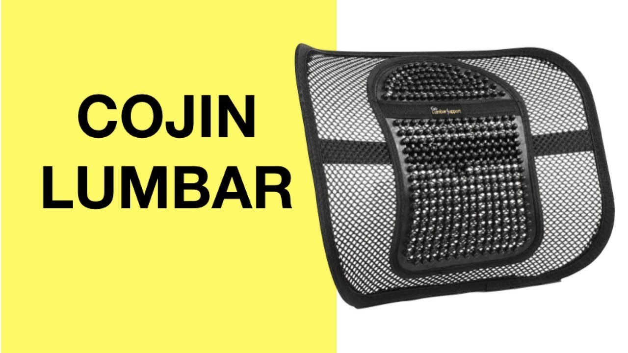 Watch Cojin Lumbar Para Silla y Carro (Silla Ergonomica) Now Cojin Lumbar Para Silla y Carro (Silla Ergonomica)