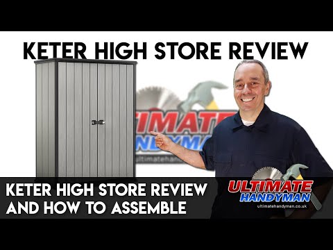 Keter High store review and how to assemble