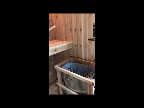 3 Person Indoor Traditional Sauna Double Bench video walkthrough