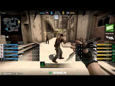 [FINNISH] ESEA MDL SEASON 31 EUROPE HAVU VS FORZE | MIRAGE | CSGO 2019