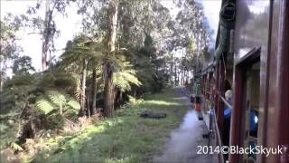 preview picture of video 'Ride on Puffing Billy Emerald Bank to Menzies Creek Part 1. Full HD 1080p'