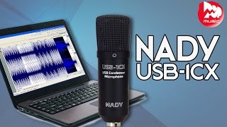 Video thumbnail for USB-Микрофон NADY USB-1CX by PopMusicRu