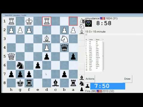 Standard Chess #16: ginyudance vs. IM Bartholomew (Caro-Kann Defense)