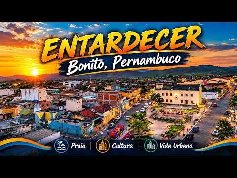 Entardecer na Praça de Bonito, Pernambuco ​