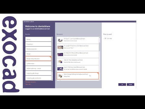 Tutorial: How to use exocad dentalshare with your dental partners?