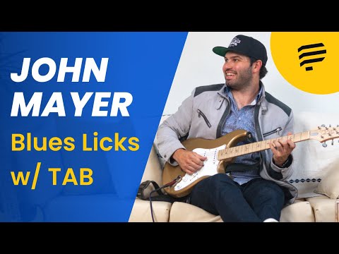 10 John Mayer Blues Licks (John Mayer Guitar Lesson)