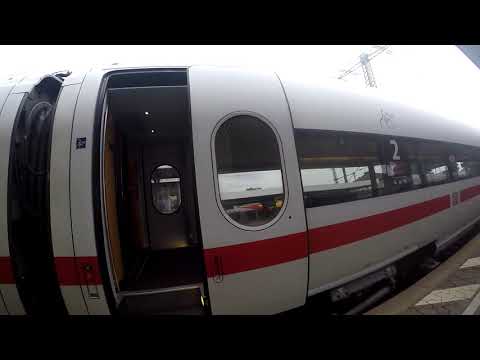 Fahrt im ICE T von Würzburg Hbf nach Fulda