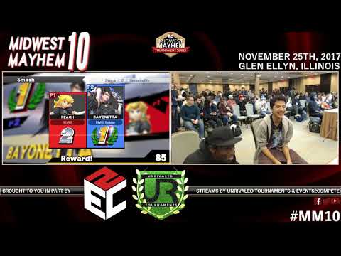 Midwest Mayhem 10 SINGLES POOLS: Toad (Peach) vs. MVG l Salem (Bayonetta)