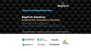 8 September #RegTechEdgeNoBorders | Employment Compliance Solutions