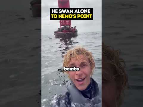 He sailed to the farthest point in the ocean