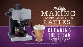 Mr. Coffee® Espresso Machines. -  Cleaning  your Espresso Maker