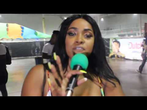 Yanique Curvy Diva Endorsing Yard Flow TV At the BEST OF THE BEST CONCERT