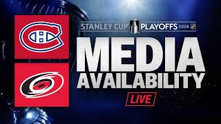 Montreal Canadiens vs. Carolina Hurricanes Game 1 Post-Game Media Availability