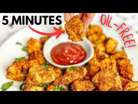 The Easiest Way to Make Crispy Tofu in Minutes! | No Oil WFPB Vegan