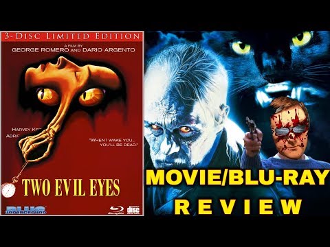 TWO EVIL EYES (1990) - Movie/Limited Edition Blu-ray Review (Blue Underground)