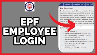 EPF Employee Portal Login: How to sign in to EPF Employee Portal on PC(2023)